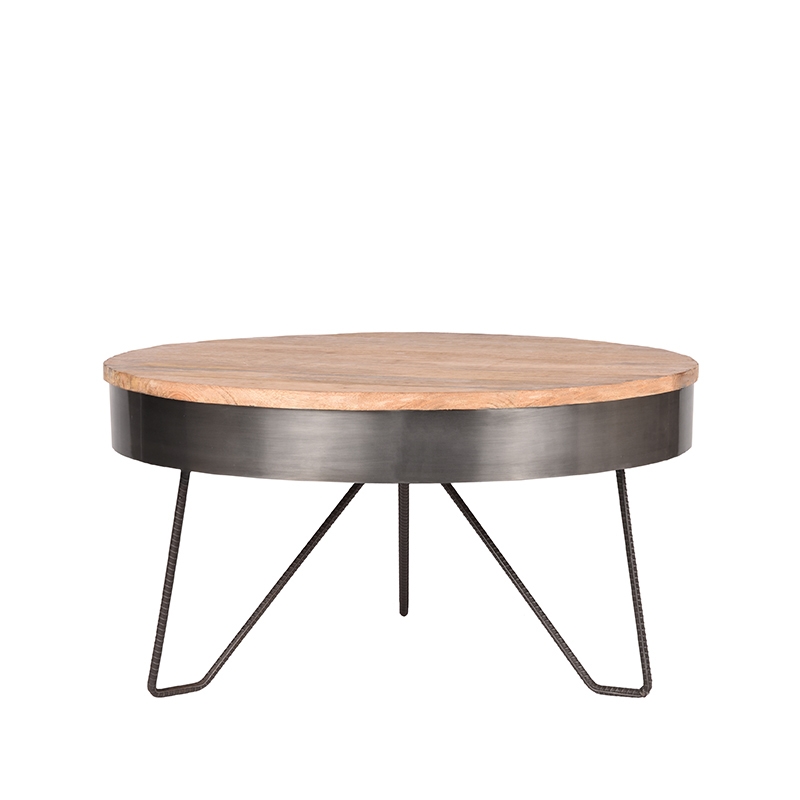 Salontafel Saran Grijs - Metaal - LABEL51