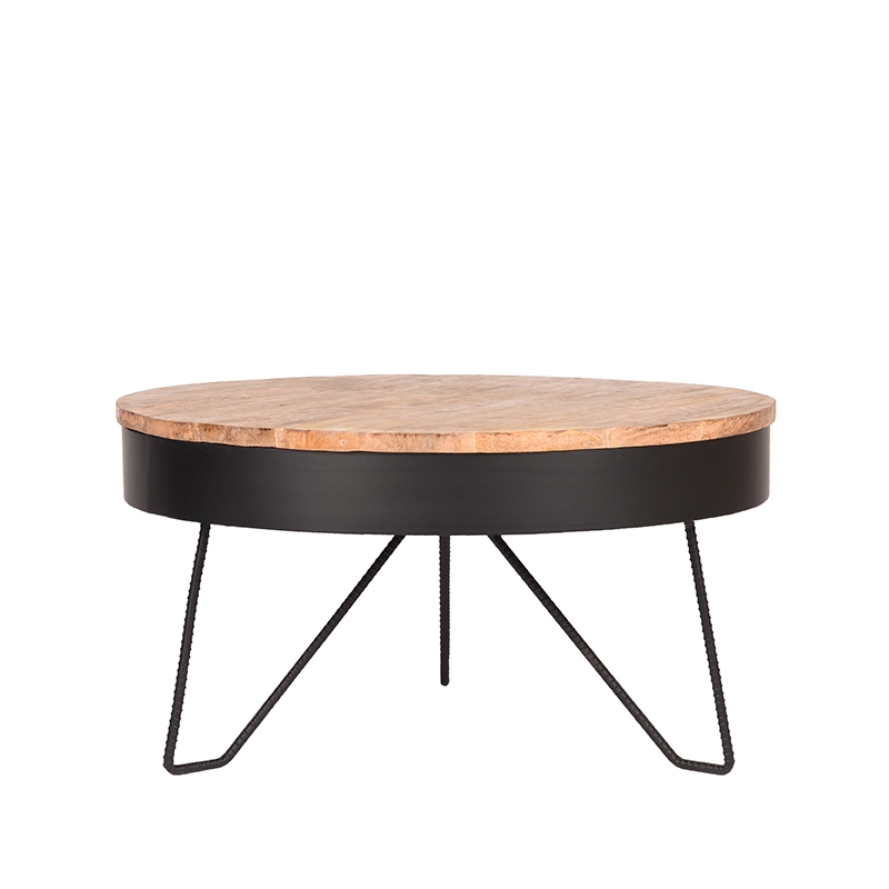 Salontafel Saran Zwart - Metaal - LABEL51