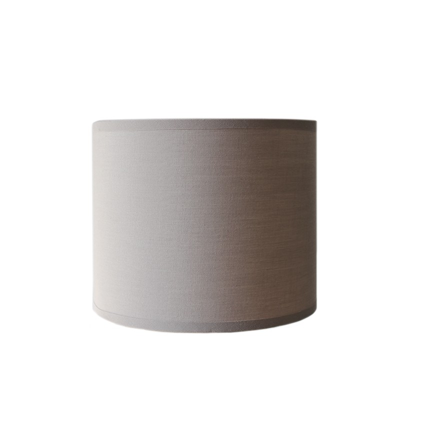 Lampenkap Cilinder Bruin Taupe - Stof - LABEL51