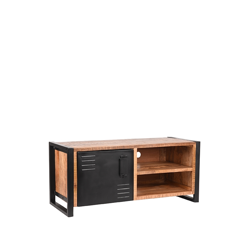 Tv-meubel Brussels Naturel Rough - Mangohout - LABEL51