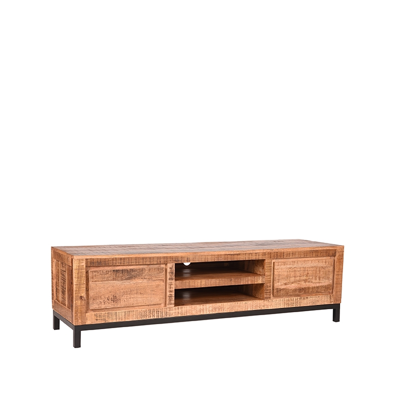 Tv-meubel Ghent Naturel Rough - Mangohout - LABEL51