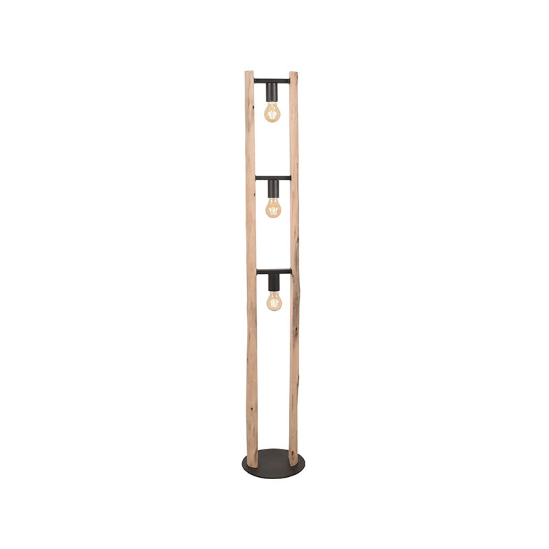 Vloerlamp Woody Bruin Naturel - Hout - LABEL51
